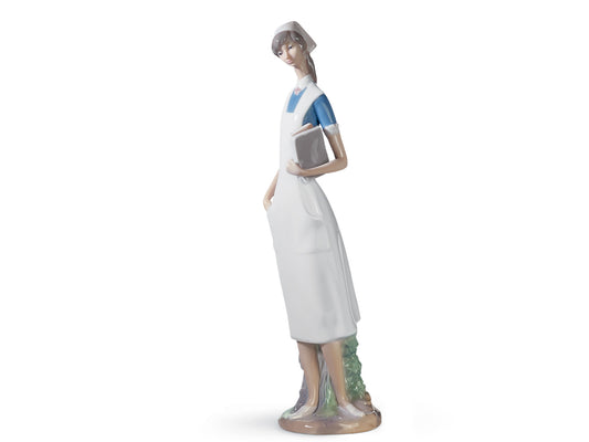 Lladro Porcelain Nurse Figurine