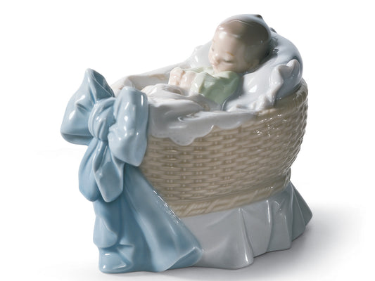 Lladro A New Treasure - Baby Boy Figurine
