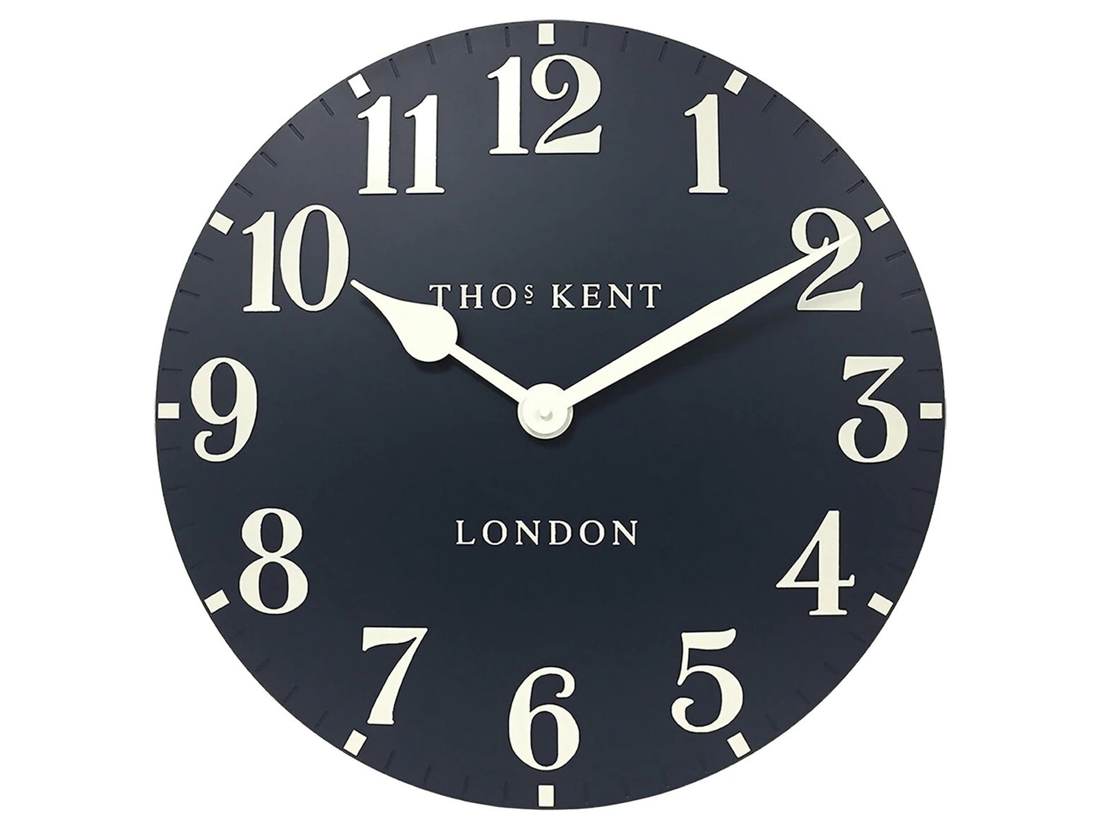 Thomas Kent Arabic Ink Blue Wall Clock (50cm/20