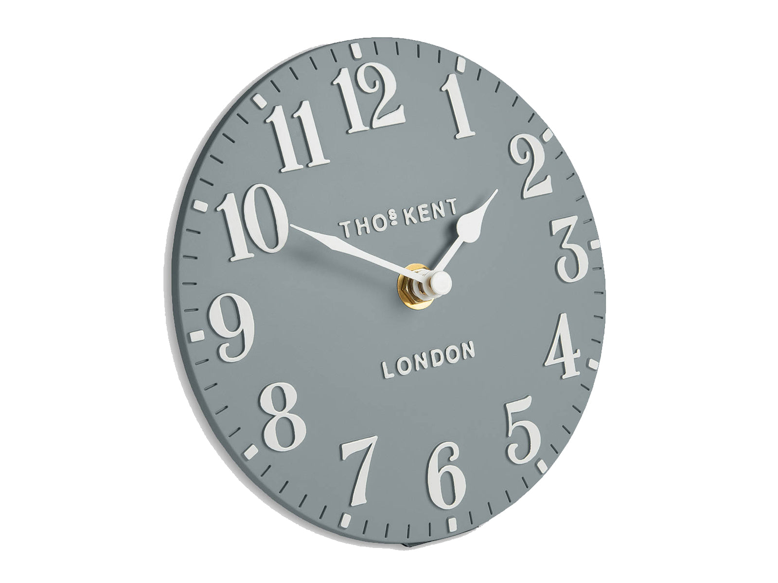 Thomas Kent Arabic Wall 12" Clock Flax Blue The