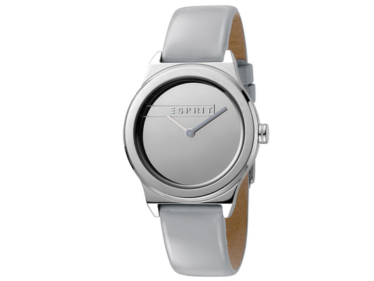 Esprit Light Grey Patent Leather Watch