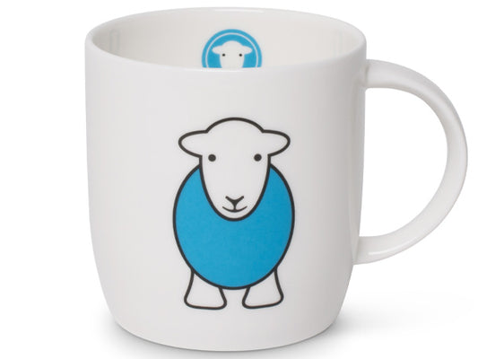 Meet the adorable mug named "Yan," derived from the traditional Yan Tyan Tethera counting rhyme used by shepherds.  Featuring Herdy's charming face & blue body on one side and an even cuter bum on the other, he's guaranteed to bring forth not just one, but multiple smiles – perhaps two, three, or even four!