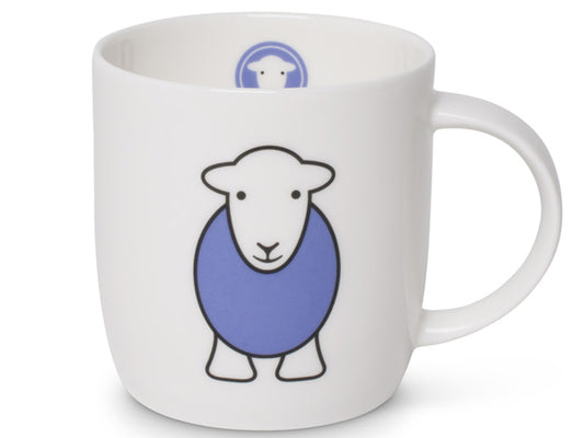 Meet the adorable mug named "Yan," derived from the traditional Yan Tyan Tethera counting rhyme used by shepherds.  Featuring Herdy's charming face & purple body on one side and an even cuter bum on the other, he's guaranteed to bring forth not just one, but multiple smiles – perhaps two, three, or even four!