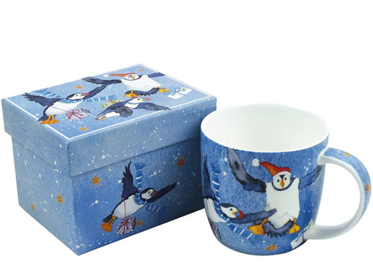 Conceived by Emma as a part of her Christmas collection, these Fine Bone China mugs are tastefully presented in an exquisite gift box, making them the ideal gift for a special someone. Dishwasher & Microwave Safe Capacity of 350ml Height 8.5 cm Diameter 9 cm