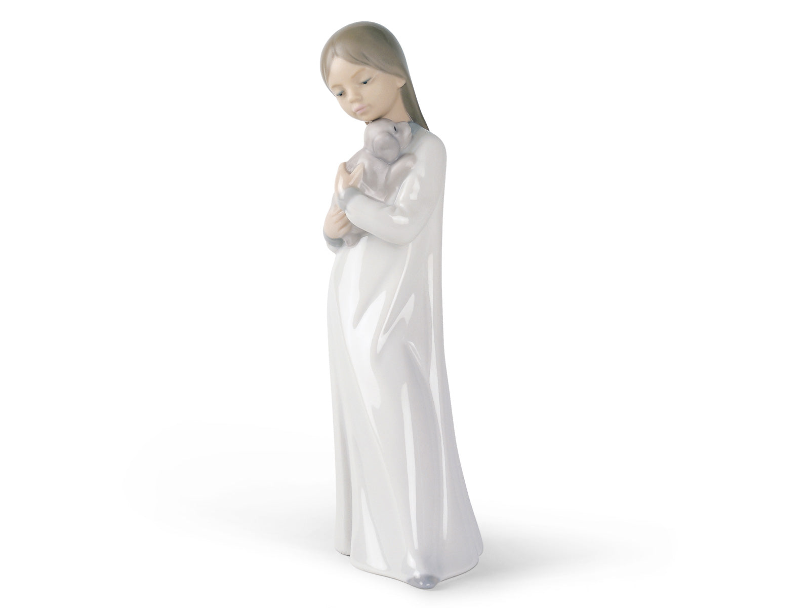 Retired Lladro Spain 1980 Nao Porcelain Figurine Japanese Geisha W Fan