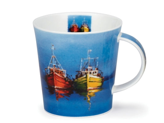 Dunoon Cairngorm Blue Seas Double Boats Mug