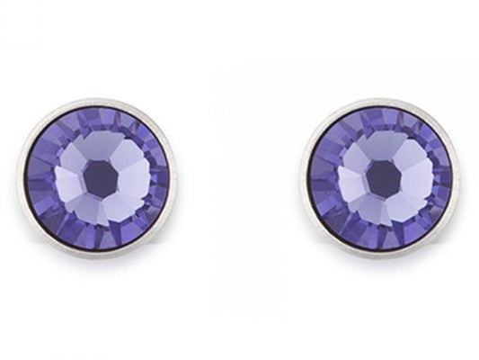 Coeur De Lion Purple Swarovski® Stud Earrings
