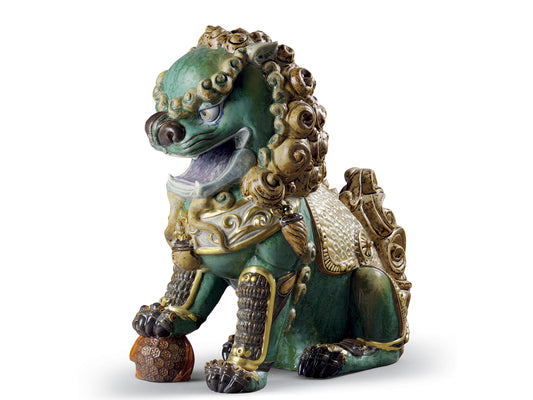 Lladro Oriental Lion - Green (Limited Edition of 1500)