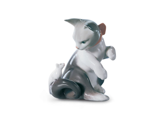 Lladro Cat And Mouse