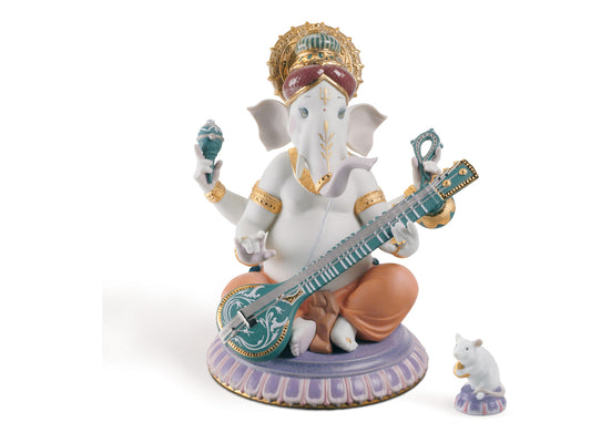 Lladro Veena Ganesha (Limited Edition of 3000)