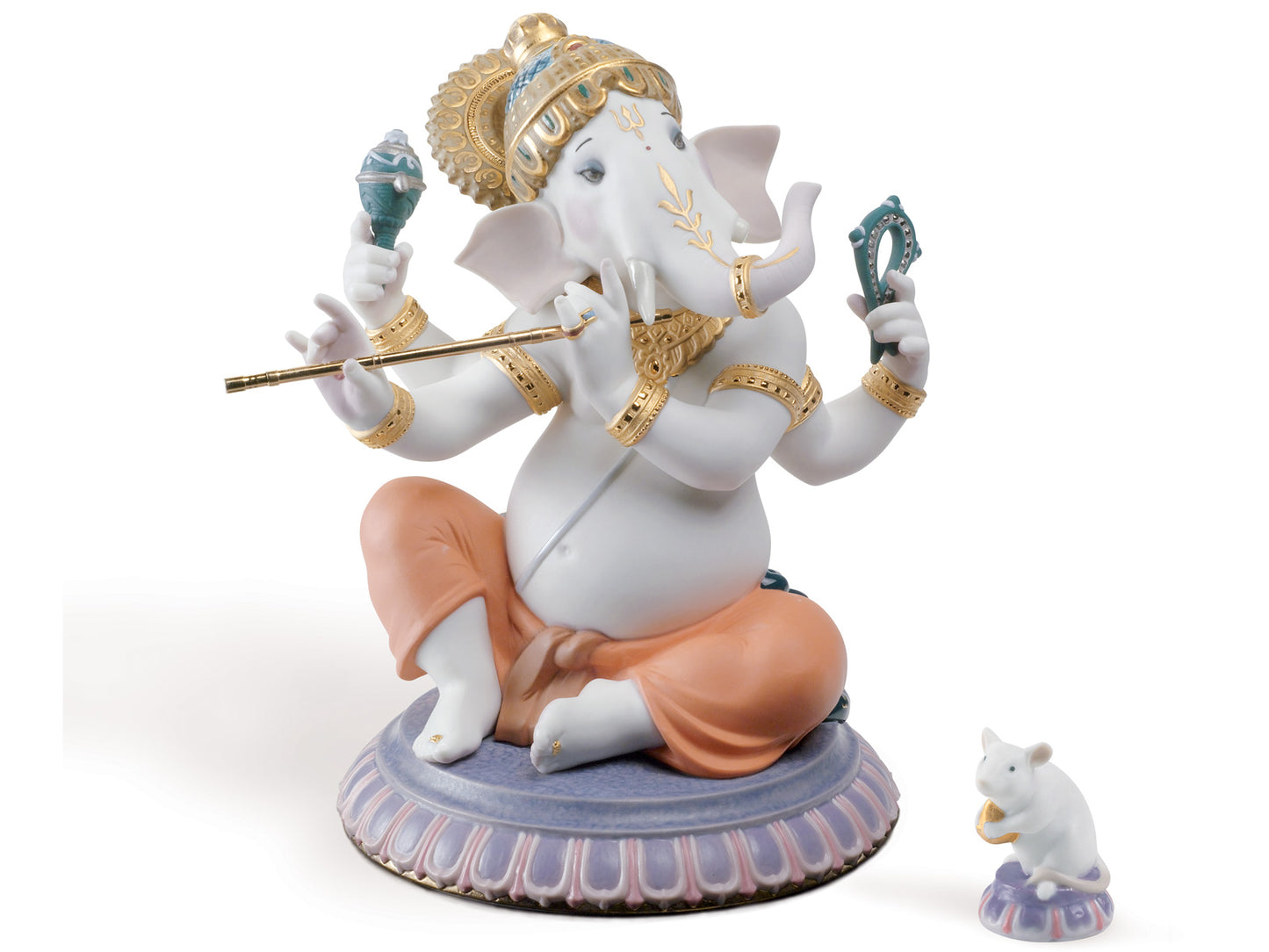 Lladro Bansuri Ganesha (Limited Edition of 3000)