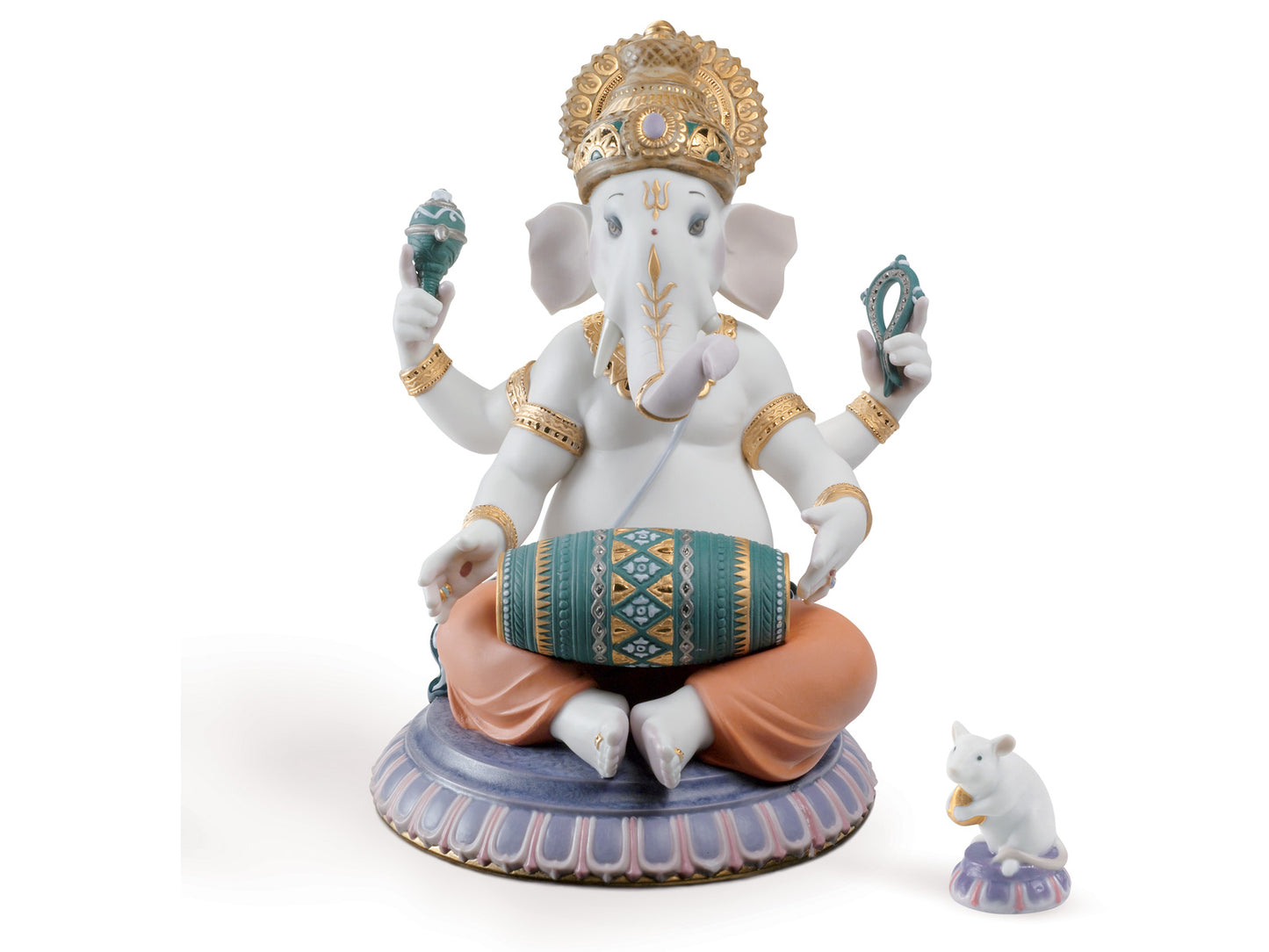 Lladro Mridangam Ganesha (Limited Edition of 3000)