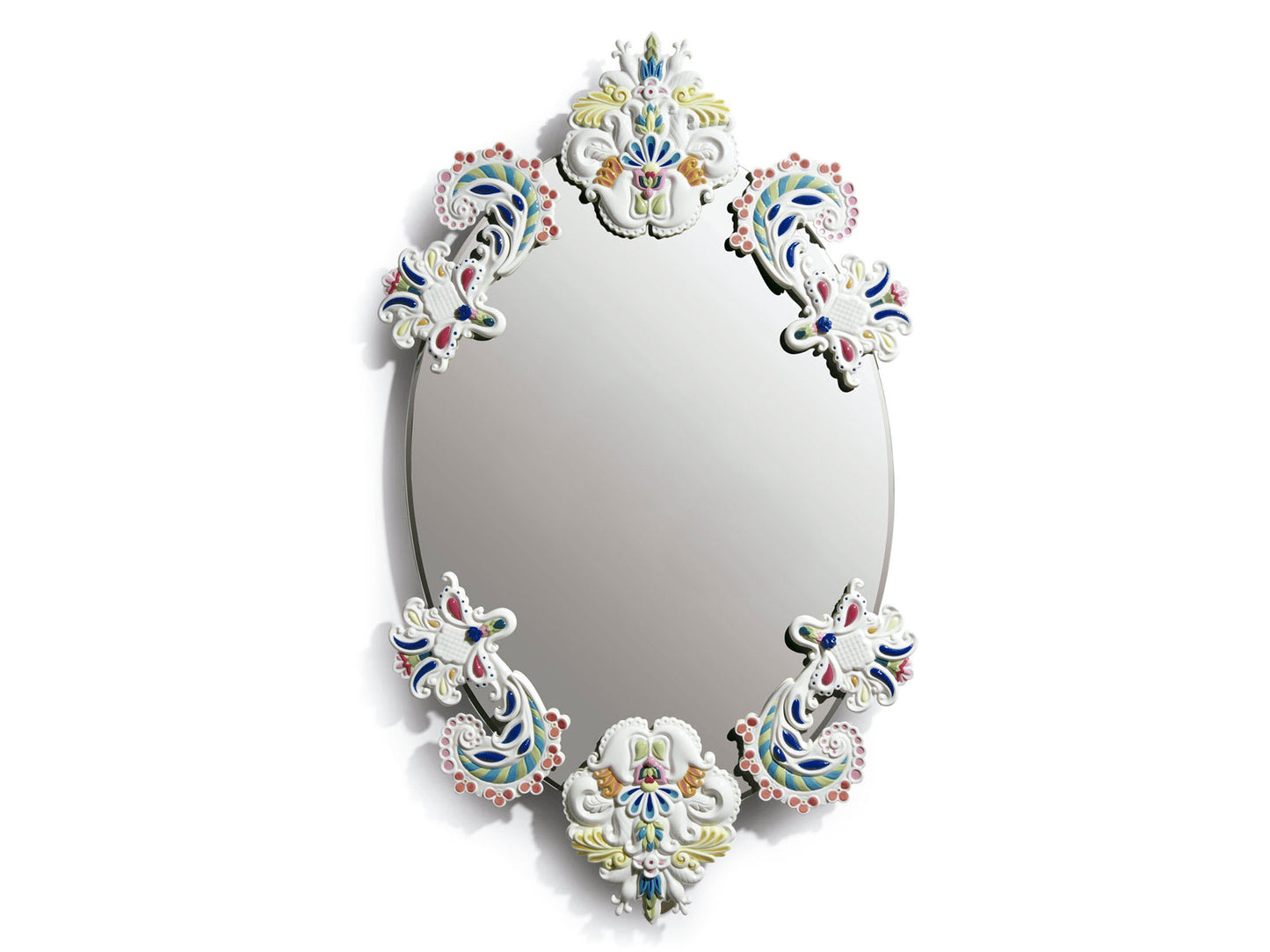 Lladro Oval Mirror - Multicolour