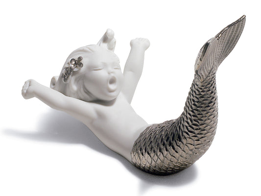 Lladro Waking up at the Sea - Re-Deco & Silver