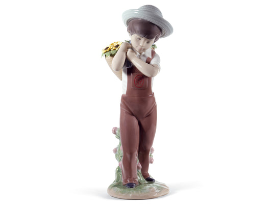 Lladro Gathering Flowers - 60th Anniversary