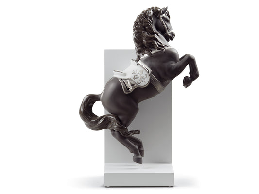 Lladro Horse On Courbette - Re-Deco