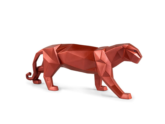 Lladro Panther - Metallic Red