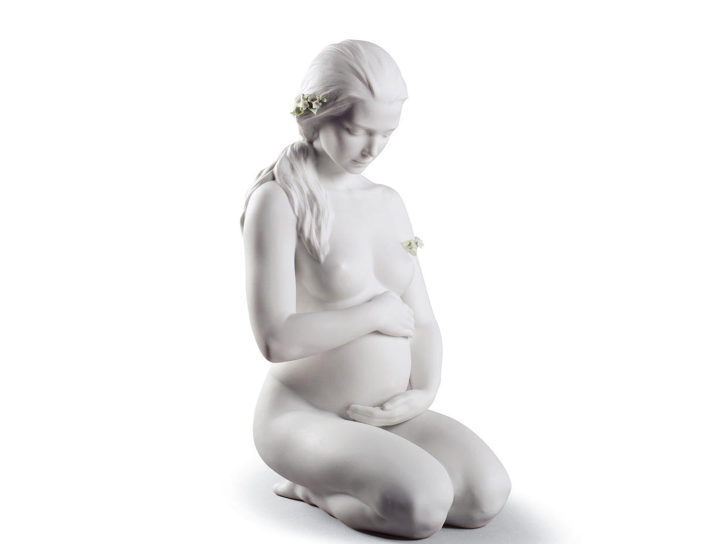 Lladro A New Life - Pregnant Woman Figurine