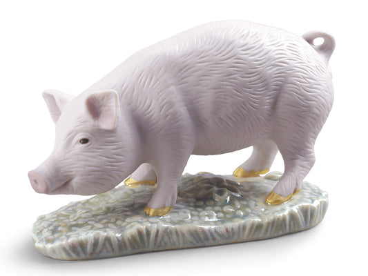 Lladro Porcelain The Pig-Mini 01009121