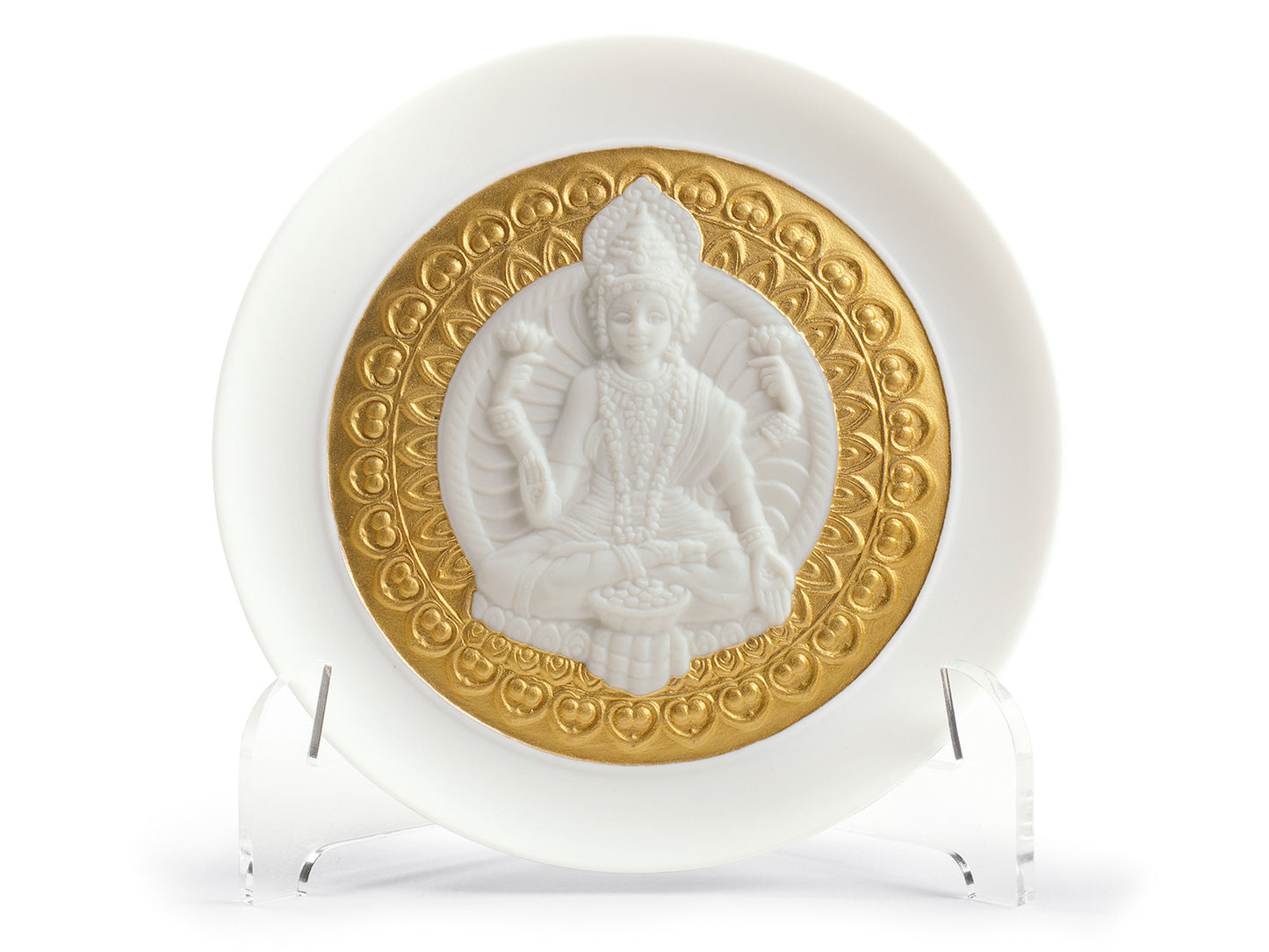 Lladro Goddess Lakshmi Plate