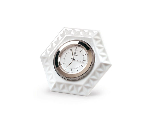 Lladro Hexagonal Frame Clock
