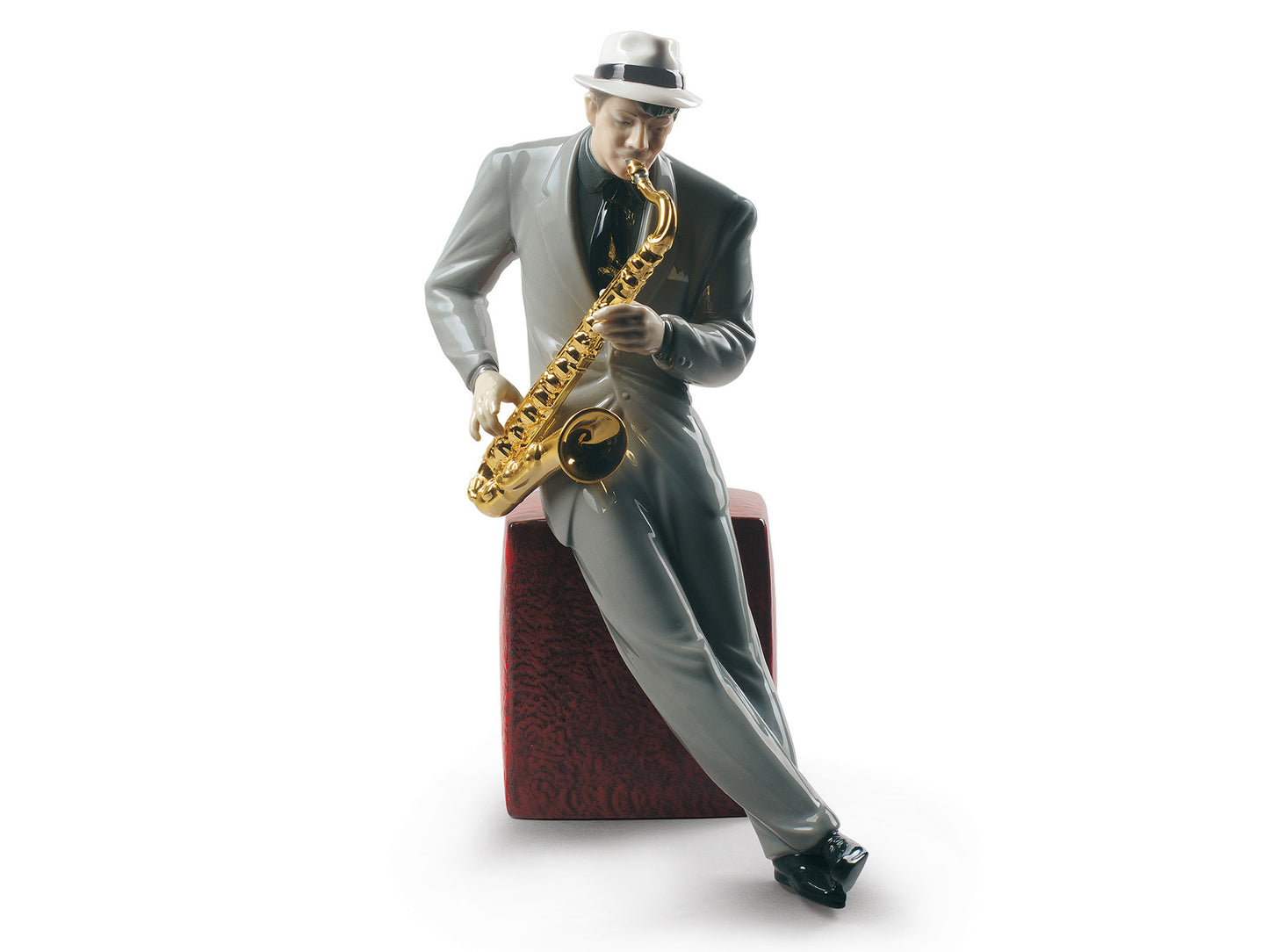 Lladro Jazz Saxophonist