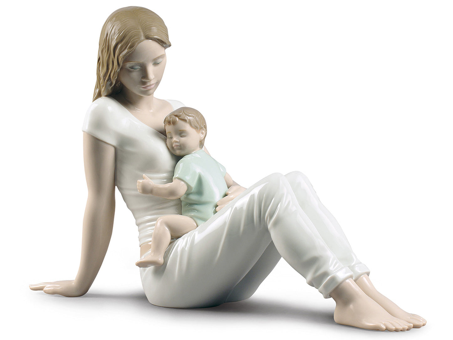 Lladro A Mother's Love - Mum & Baby Figurine