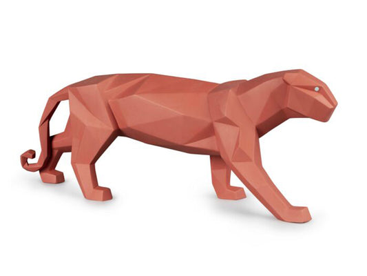 Lladro Panther - Coral