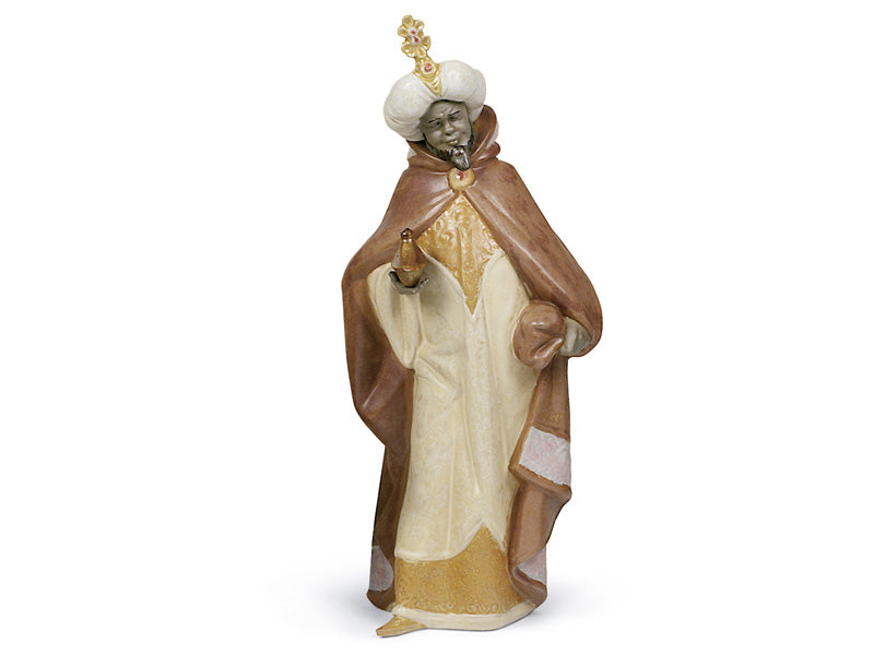 Lladro King Balthasar porcelain figure, 01012280.