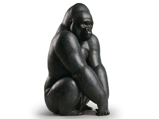 Lladro Porcelain Gorilla 01012555