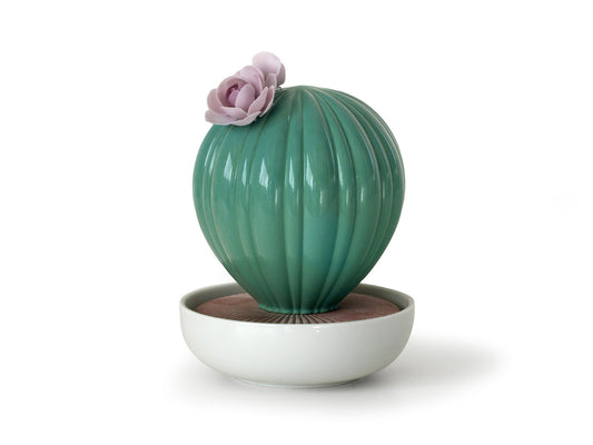 Lladro Porcelain Ferocactus Cactus-Gardens Of Valencia 01040183