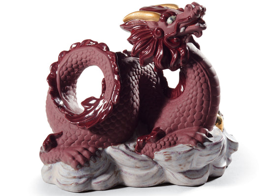 Lladro The Dragon - Red