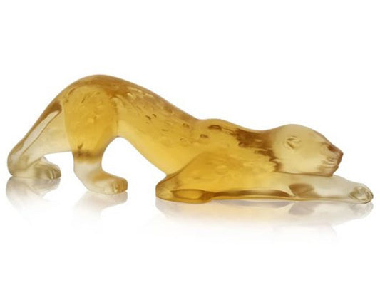 Lalique Zeila Panther Small - Amber