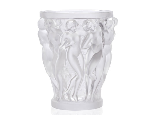 Lalique Bacchantes Vase Small - Clear
