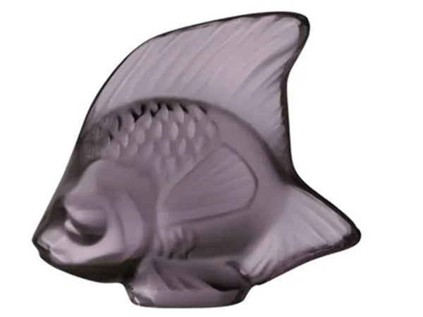 Lalique Fish Seal - Dusk Purple