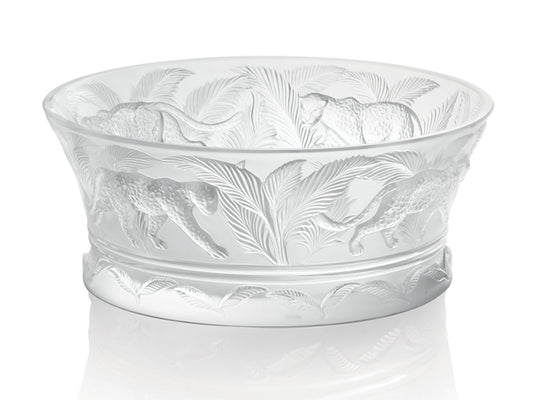 Lalique Jungle Bowl - Clear