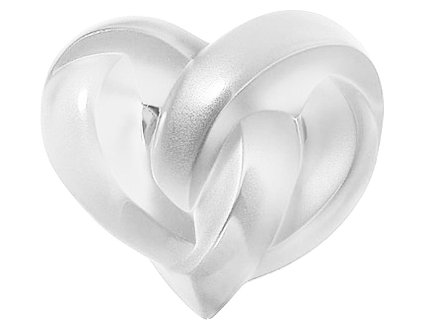 Lalique Heart Paperweight - Clear