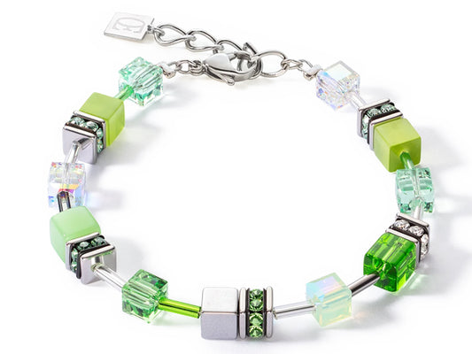 21cm green coeur de lion geocube bracelet 