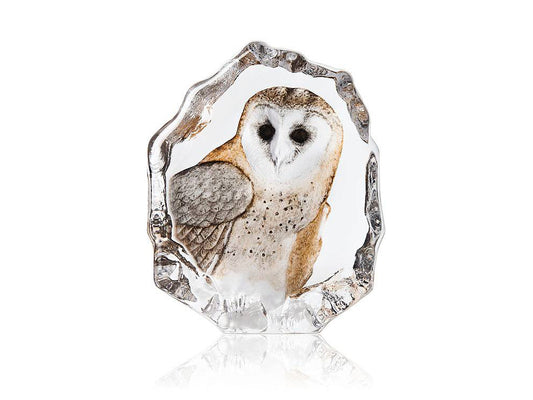 Maleras Crystal Wildlife Barn Owl