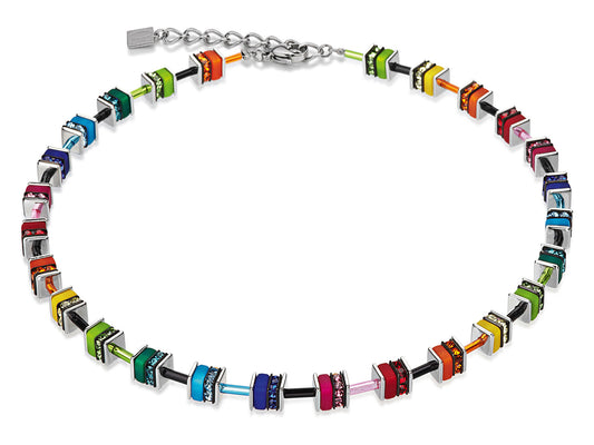 Coeur De Lion Geocube® Mini Rainbow Necklace