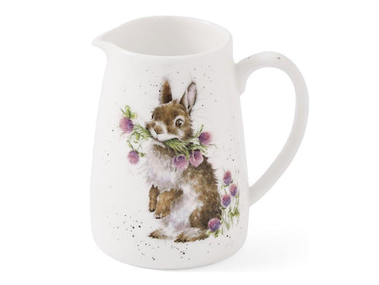 Royal Worcester Wrendale Posy Jug - Head Clover Heels - Rabbit
