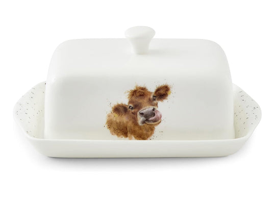 Royal Worcester Wrendale Covered Butter - Cow