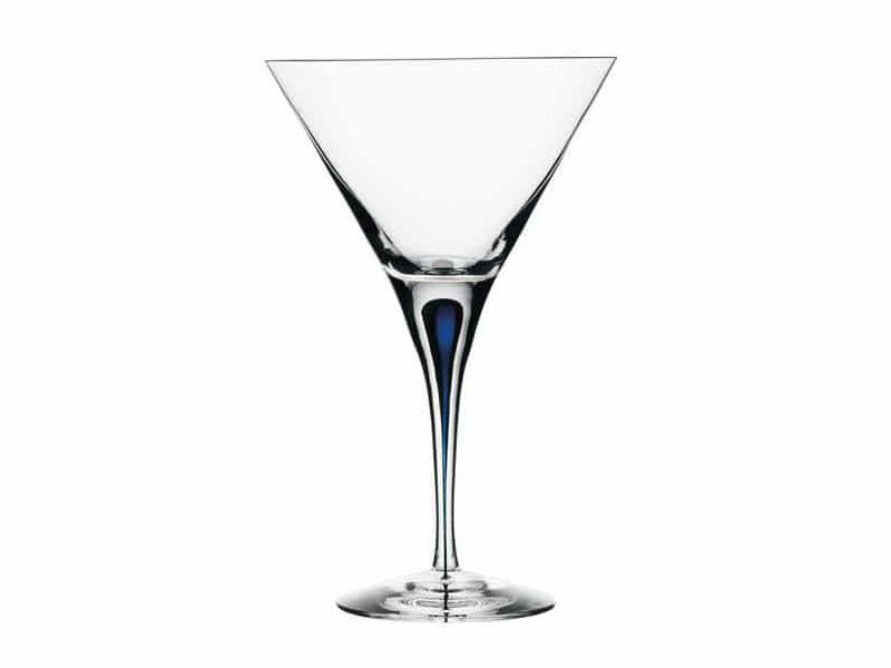 Orrefors Intermezzo Blue Martini Glasses 6257455
