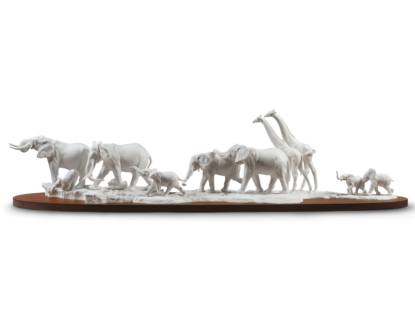 Lladro African Savannah White Animal Figurines