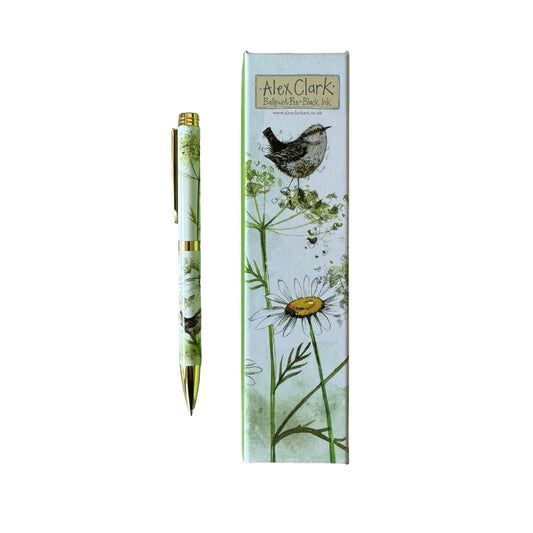 Alex Clark Wren & Daisies Pen