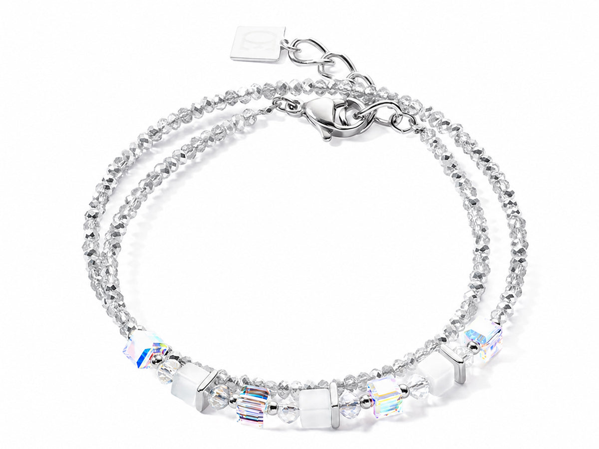 Coeur De Lion Silver wrap around bracelet