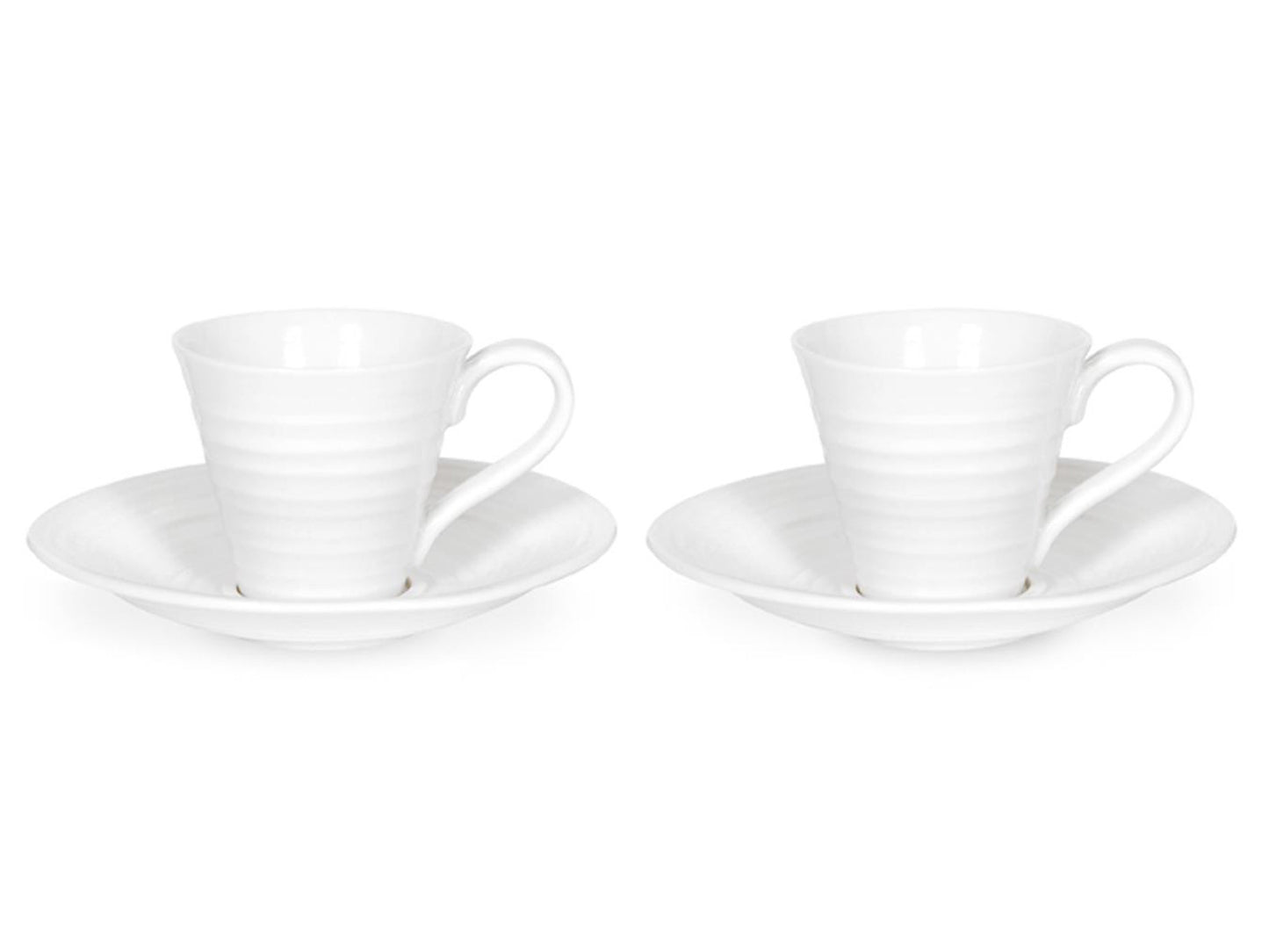 Sophie Conran Espresso Cup & Saucer - White (Set of 2)