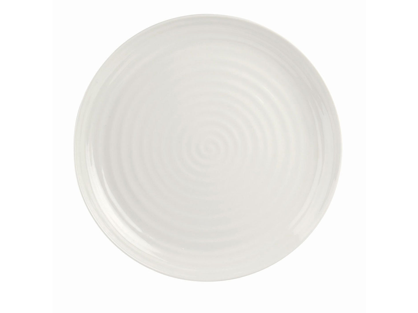 a textured white coupe plate