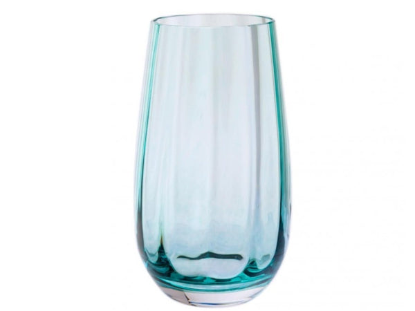 Dartington Artisan Collection Teal Dewdrop Vase