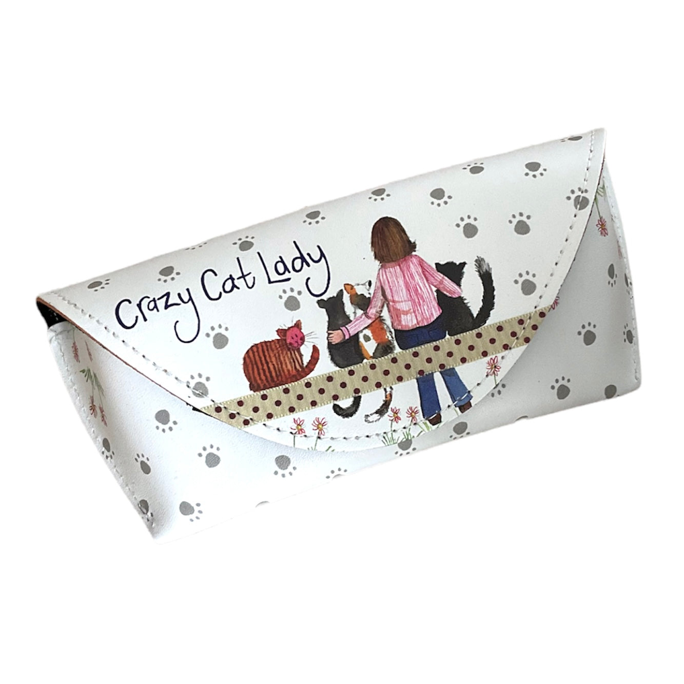 Alex Clark Crazy Cat Lady Glasses Case